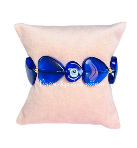 Pulsera Ojito de Corazones
