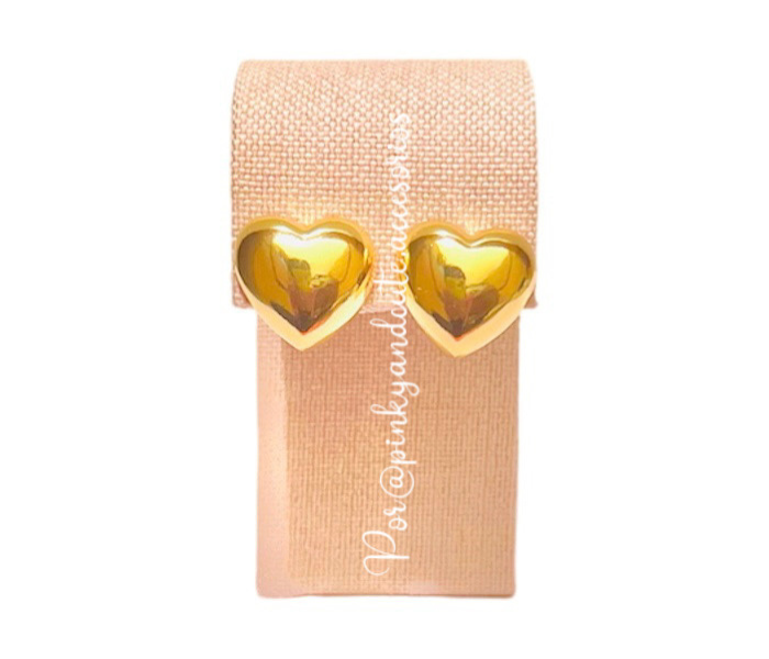 Aretes Corazón Chunky