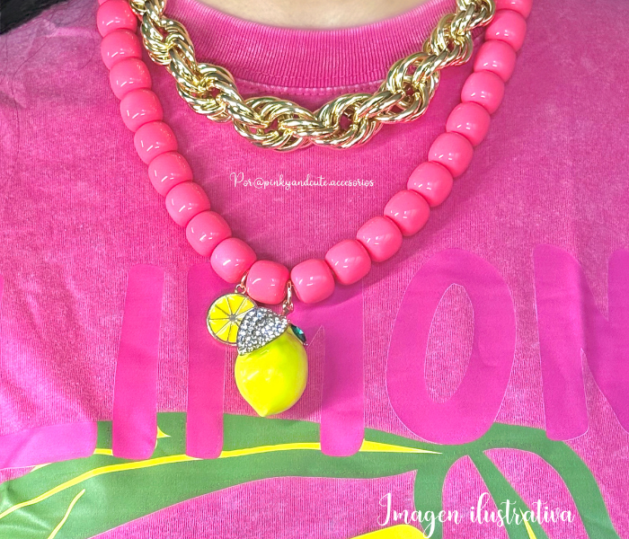 Pink Lemonade Necklace