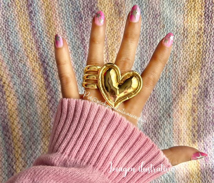 Anillo Maxi Chunky Heart