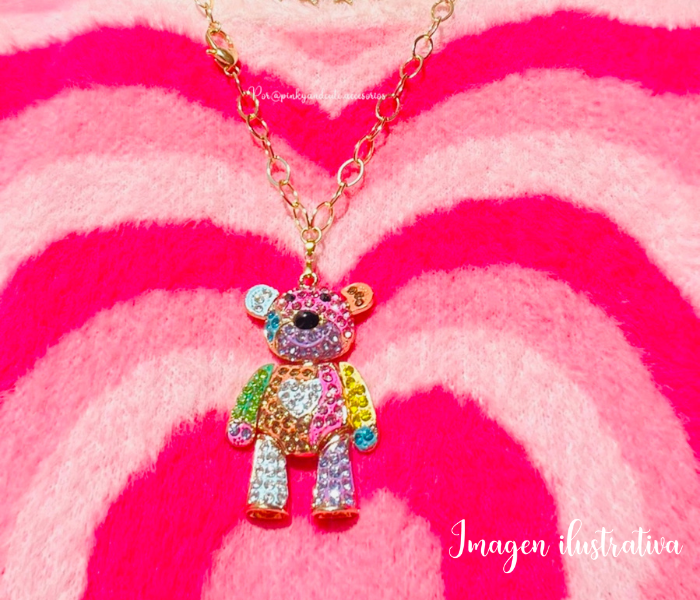 Collar Maxi Oso Rainbow