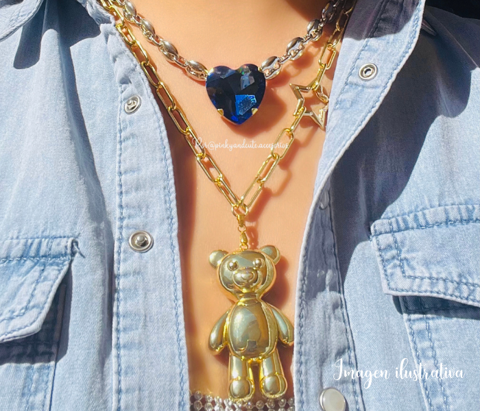 Collar Maxi Teddy Gold