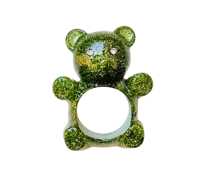 Anillo Glitter Bear (4 Colores)
