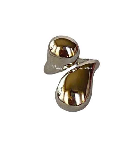 Anillo Gotas Chunky
