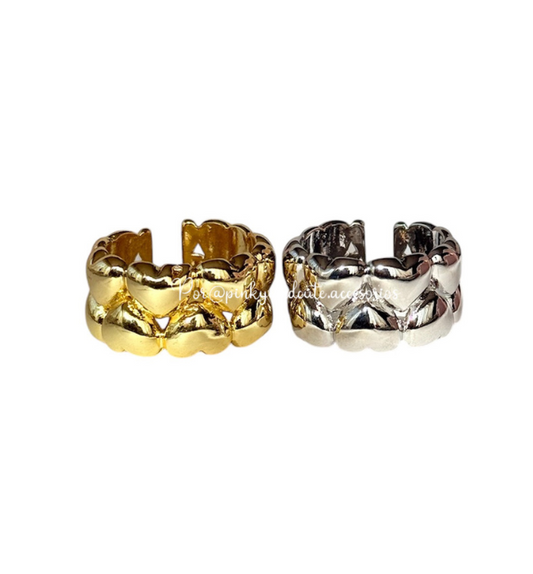 Anillo Corazones