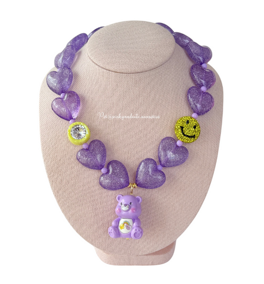 Happy Teddy Necklace