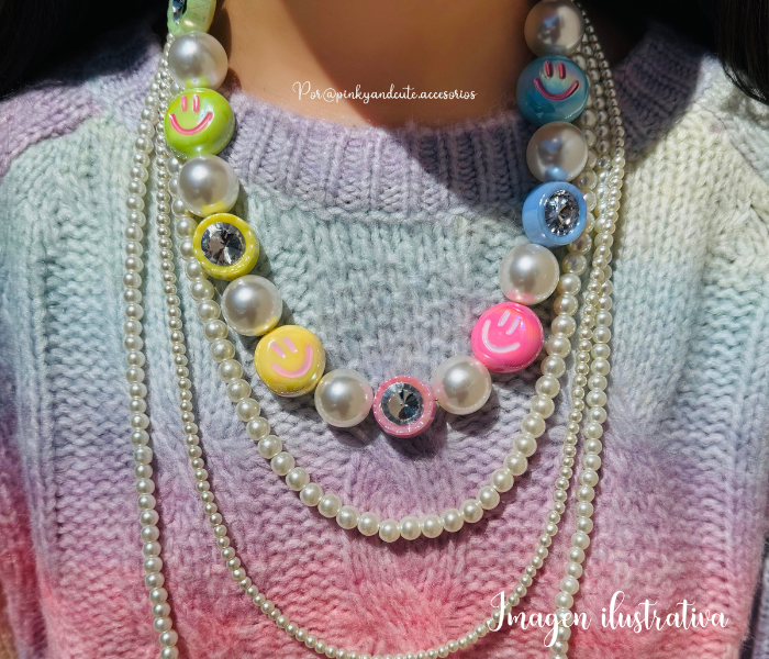Happy Faces Necklace