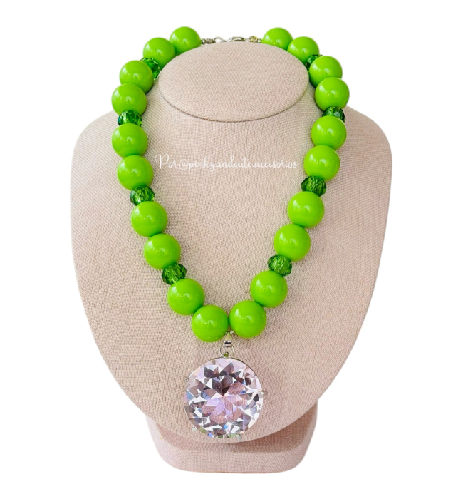 Strawberry Matcha Necklace