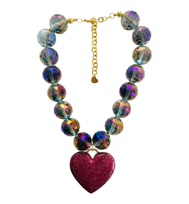 Sparkling Heart Necklace