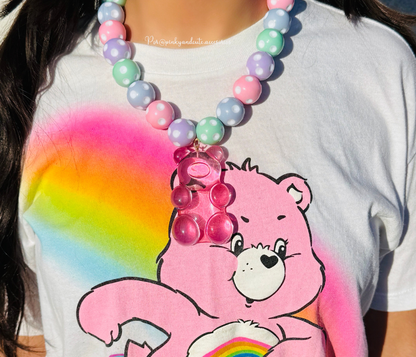 Pastel Polka Dots Necklace