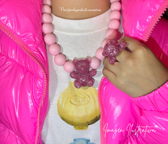 Osito Beads Necklace (4 Colores disponibles)