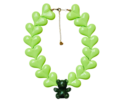 Glitter Bear Necklace (4 Colores disponibles)