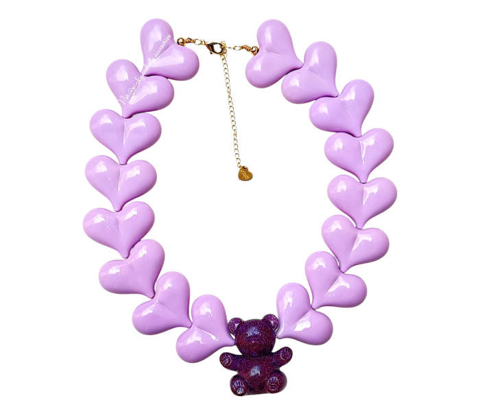 Glitter Bear Necklace (4 Colores disponibles)