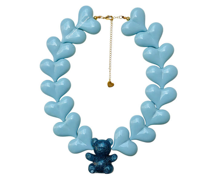 Glitter Bear Necklace (4 Colores disponibles)
