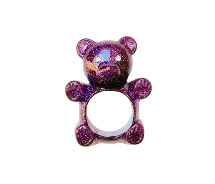 Anillo Glitter Bear (4 Colores)